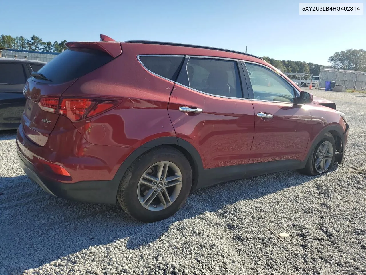 2017 Hyundai Santa Fe Sport VIN: 5XYZU3LB4HG402314 Lot: 76900924