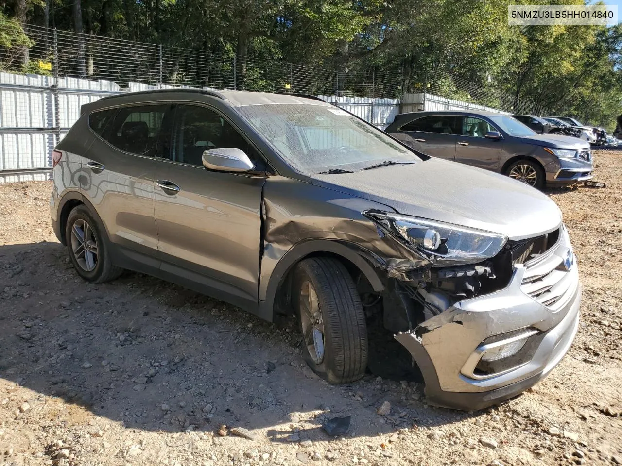 2017 Hyundai Santa Fe Sport VIN: 5NMZU3LB5HH014840 Lot: 76942004