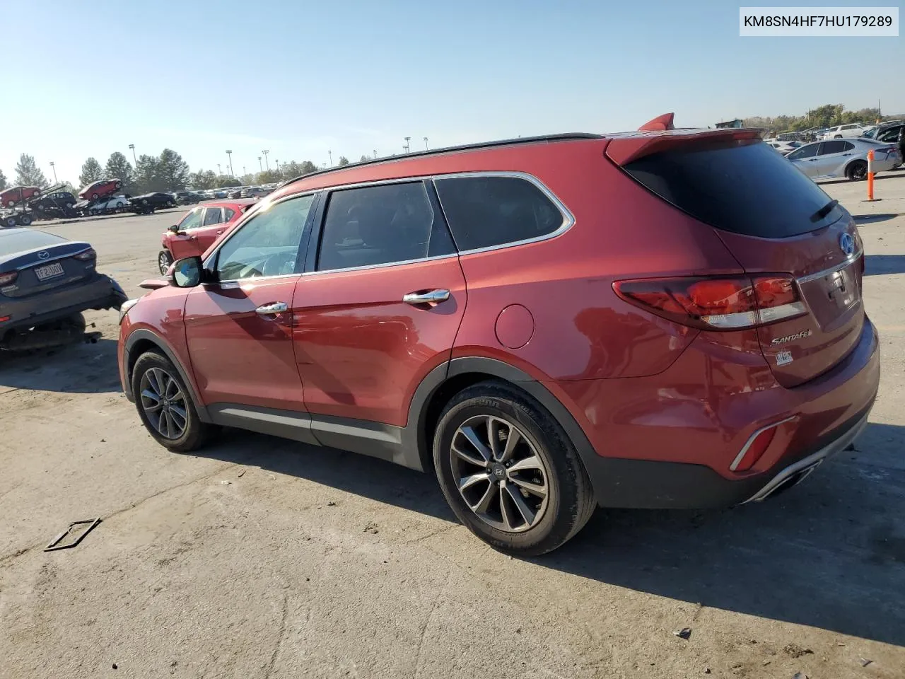 2017 Hyundai Santa Fe Se VIN: KM8SN4HF7HU179289 Lot: 77024454