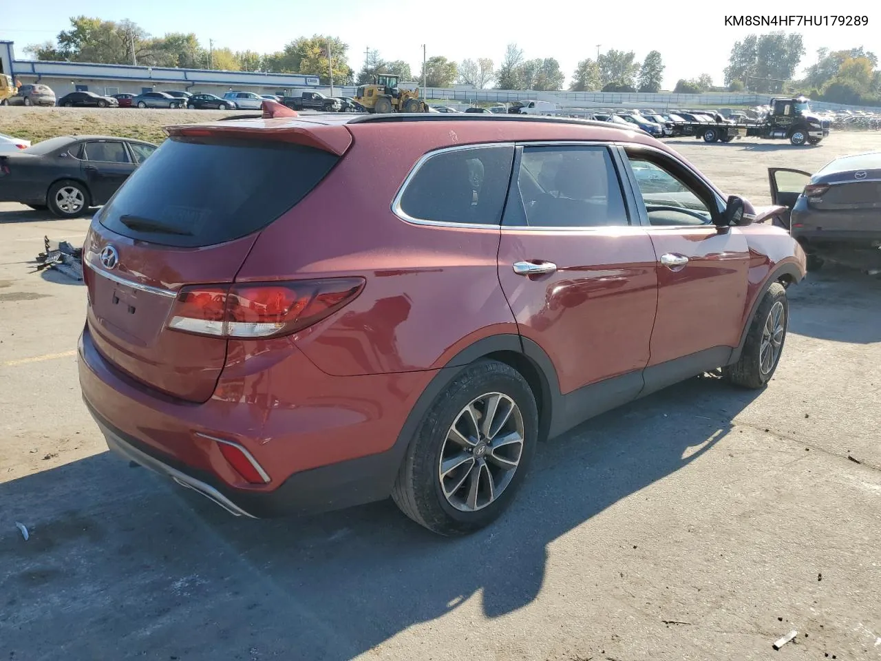 2017 Hyundai Santa Fe Se VIN: KM8SN4HF7HU179289 Lot: 77024454