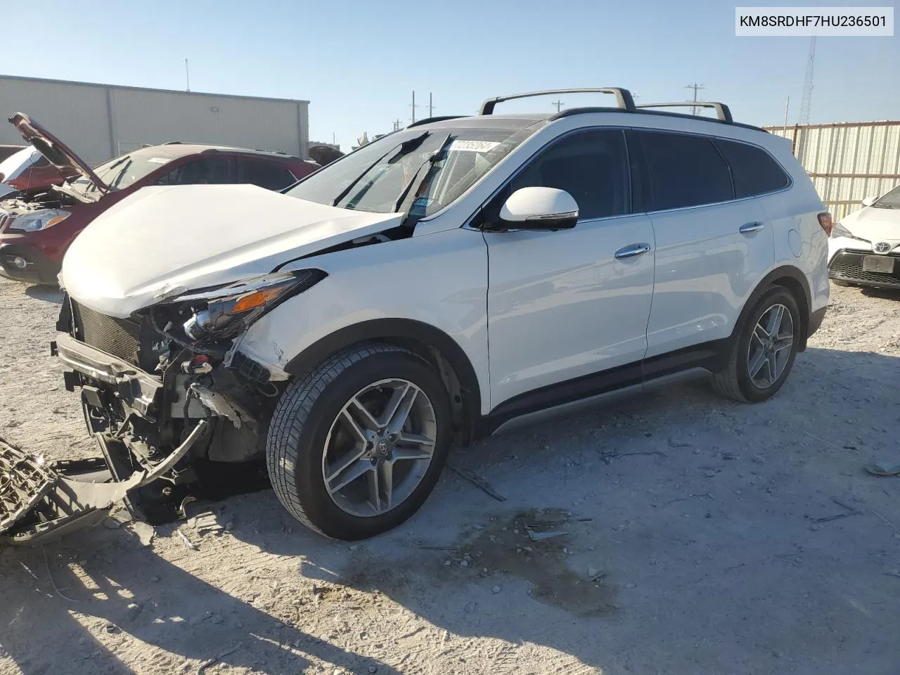 KM8SRDHF7HU236501 2017 Hyundai Santa Fe Se Ultimate