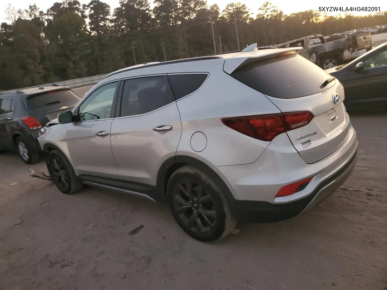 2017 Hyundai Santa Fe Sport VIN: 5XYZW4LA4HG482091 Lot: 77309064