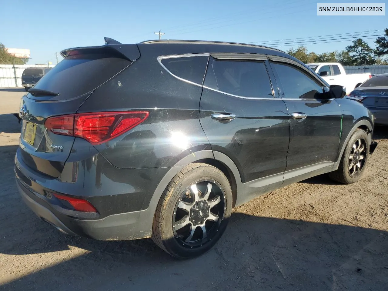 2017 Hyundai Santa Fe Sport VIN: 5NMZU3LB6HH042839 Lot: 77329874