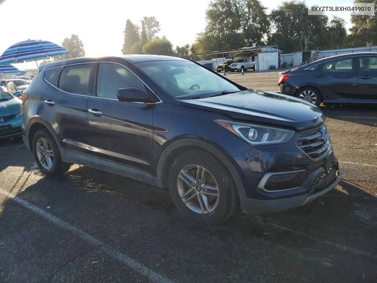 2017 Hyundai Santa Fe Sport VIN: 5XYZT3LBXHG499070 Lot: 77378034