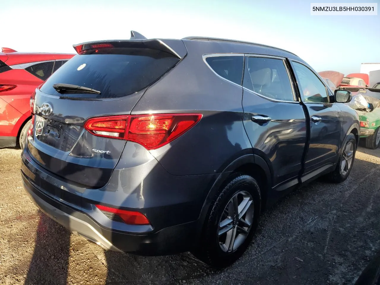 2017 Hyundai Santa Fe Sport VIN: 5NMZU3LB5HH030391 Lot: 77382504