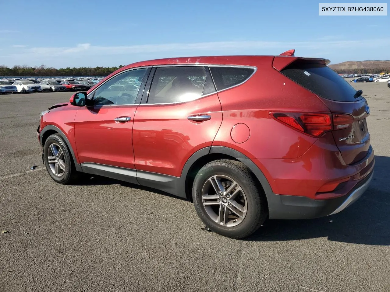 2017 Hyundai Santa Fe Sport VIN: 5XYZTDLB2HG438060 Lot: 77462374