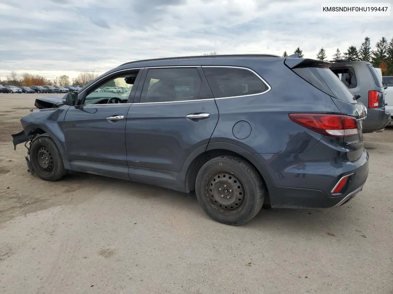 2017 Hyundai Santa Fe Se VIN: KM8SNDHF0HU199447 Lot: 77570244