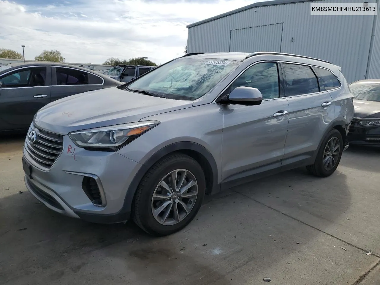 2017 Hyundai Santa Fe Se VIN: KM8SMDHF4HU213613 Lot: 77573284