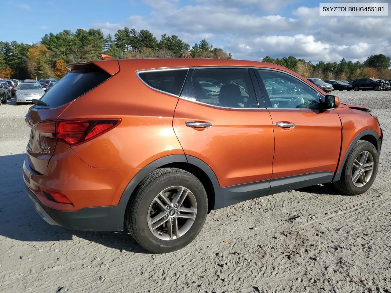 2017 Hyundai Santa Fe Sport VIN: 5XYZTDLB0HG455181 Lot: 77667454