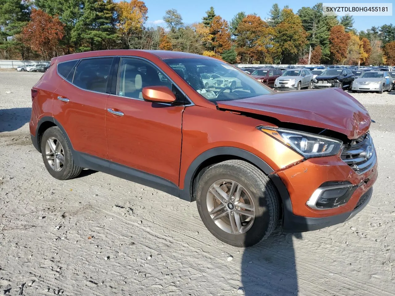 2017 Hyundai Santa Fe Sport VIN: 5XYZTDLB0HG455181 Lot: 77667454