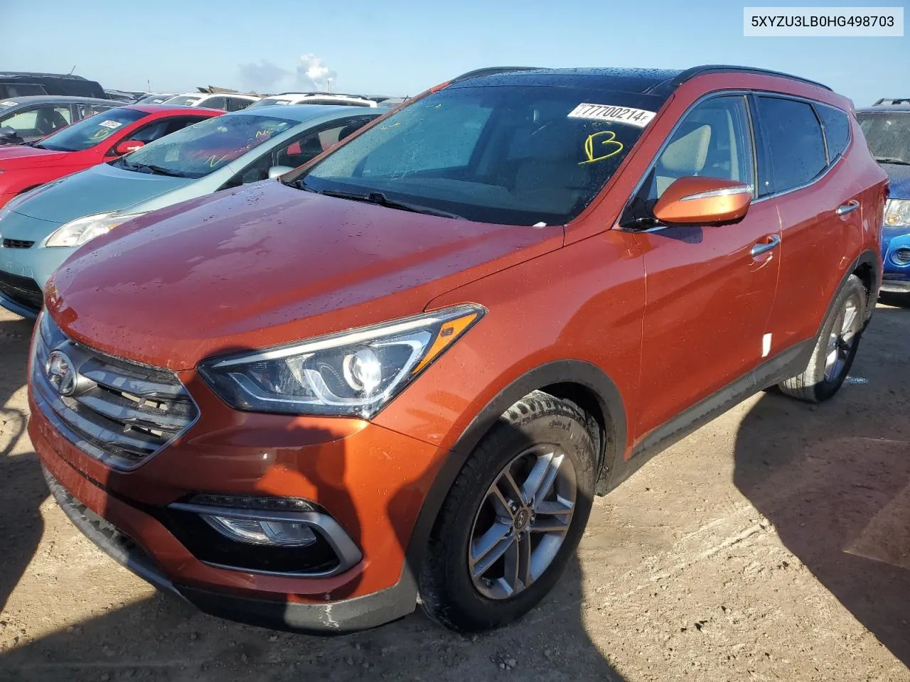 2017 Hyundai Santa Fe Sport VIN: 5XYZU3LB0HG498703 Lot: 77700214