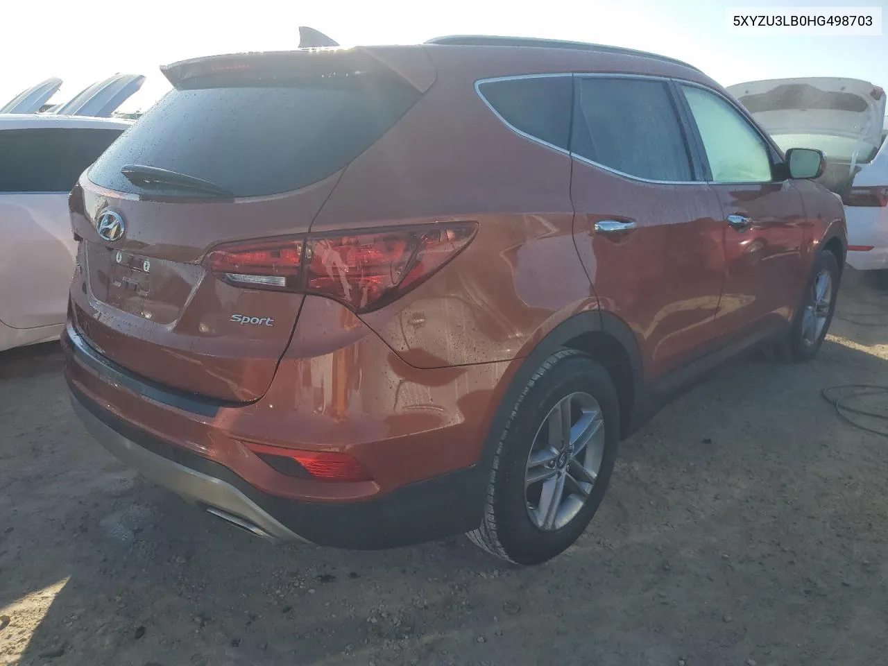 2017 Hyundai Santa Fe Sport VIN: 5XYZU3LB0HG498703 Lot: 77700214