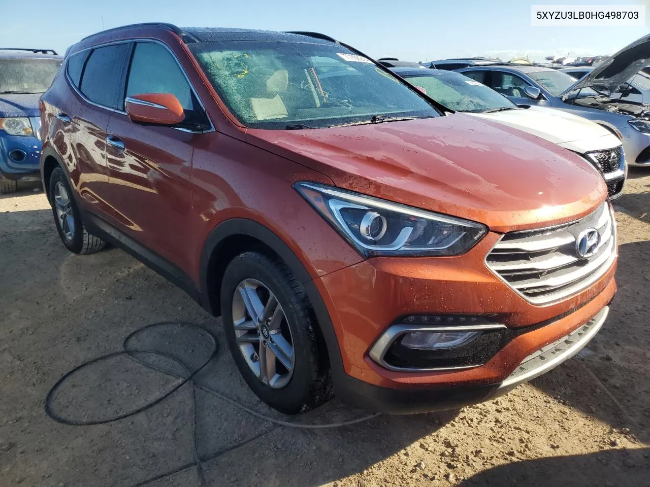 2017 Hyundai Santa Fe Sport VIN: 5XYZU3LB0HG498703 Lot: 77700214