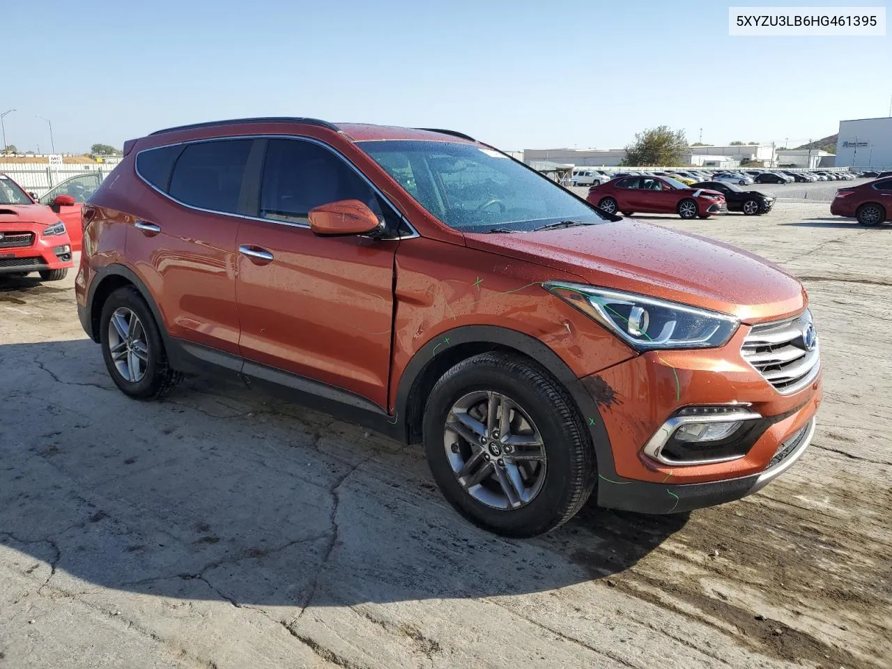 2017 Hyundai Santa Fe Sport VIN: 5XYZU3LB6HG461395 Lot: 77754854