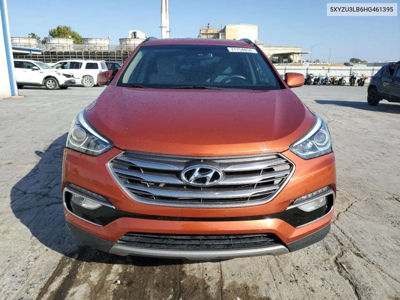 2017 Hyundai Santa Fe Sport VIN: 5XYZU3LB6HG461395 Lot: 77754854