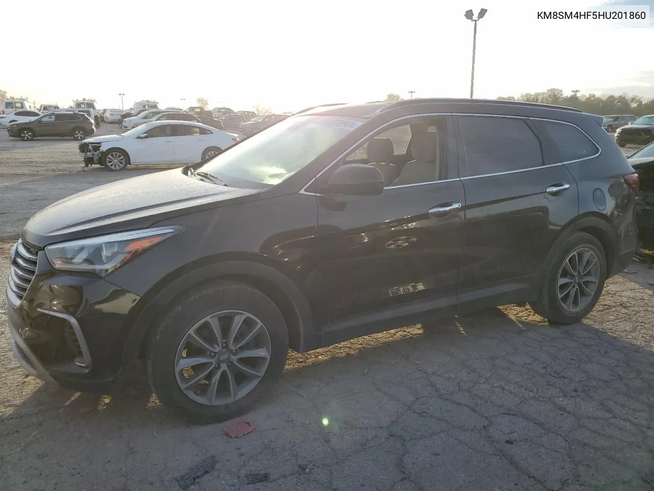 2017 Hyundai Santa Fe Se VIN: KM8SM4HF5HU201860 Lot: 77799404