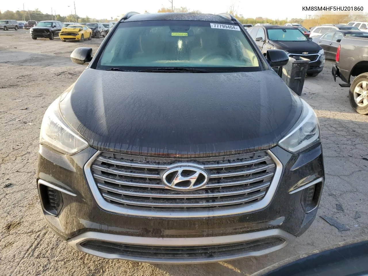 2017 Hyundai Santa Fe Se VIN: KM8SM4HF5HU201860 Lot: 77799404