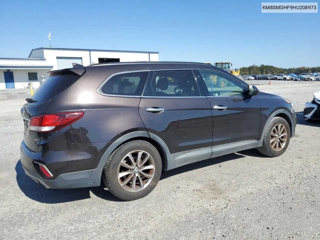 2017 Hyundai Santa Fe Se VIN: KM8SMDHF9HU208973 Lot: 77886494