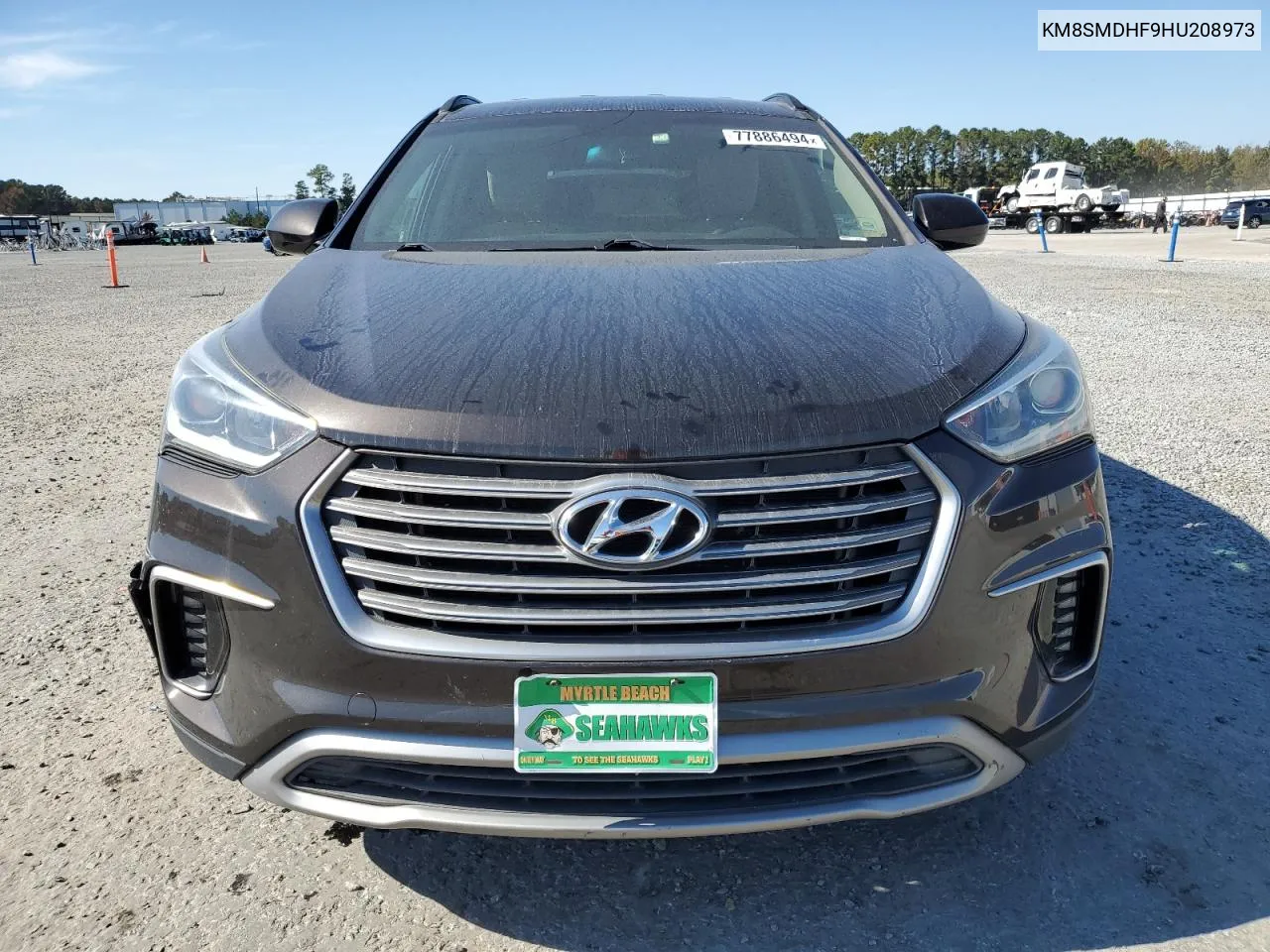 2017 Hyundai Santa Fe Se VIN: KM8SMDHF9HU208973 Lot: 77886494