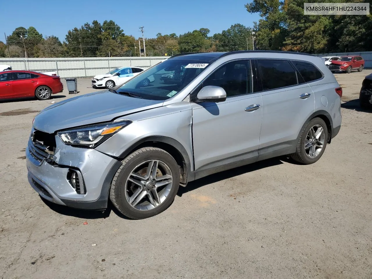 2017 Hyundai Santa Fe Se Ultimate VIN: KM8SR4HF1HU224344 Lot: 77978654