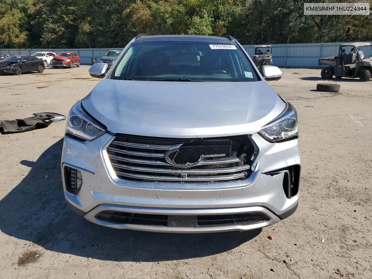 2017 Hyundai Santa Fe Se Ultimate VIN: KM8SR4HF1HU224344 Lot: 77978654