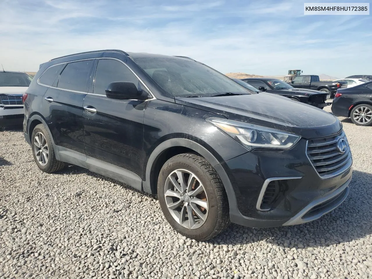 2017 Hyundai Santa Fe Se VIN: KM8SM4HF8HU172385 Lot: 78047514