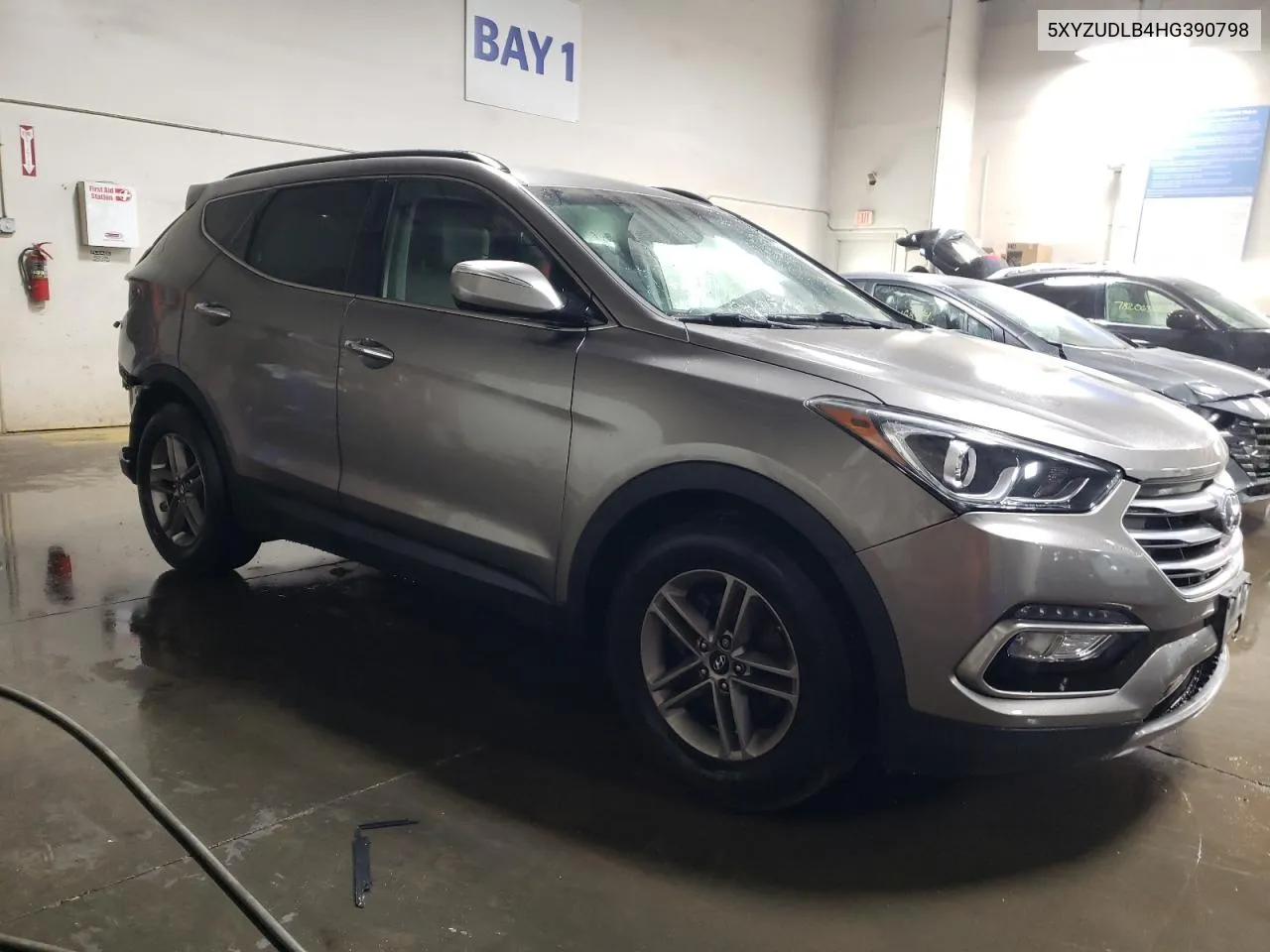 2017 Hyundai Santa Fe Sport VIN: 5XYZUDLB4HG390798 Lot: 78047534