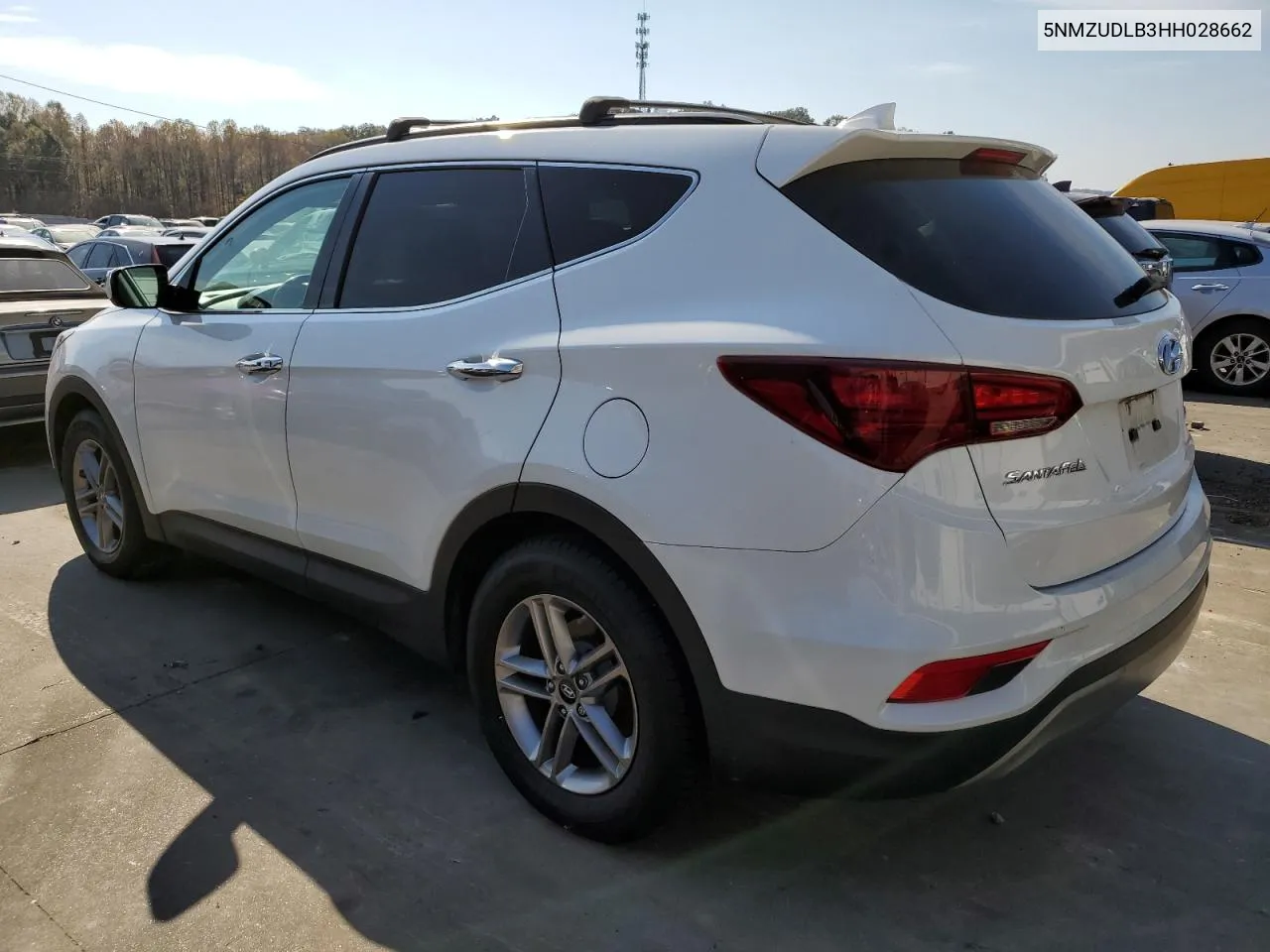 2017 Hyundai Santa Fe Sport VIN: 5NMZUDLB3HH028662 Lot: 78062734