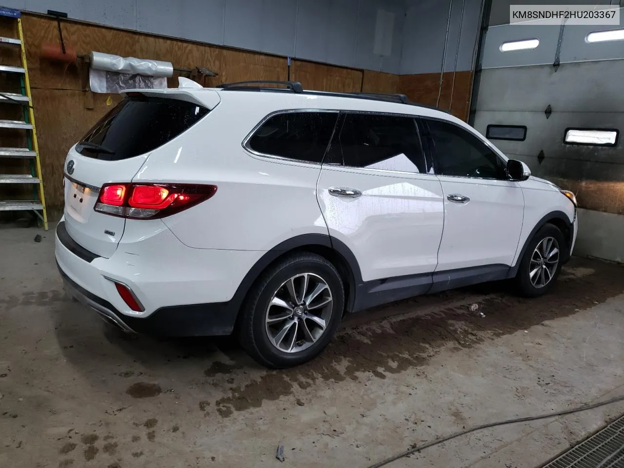 2017 Hyundai Santa Fe Se VIN: KM8SNDHF2HU203367 Lot: 78125914