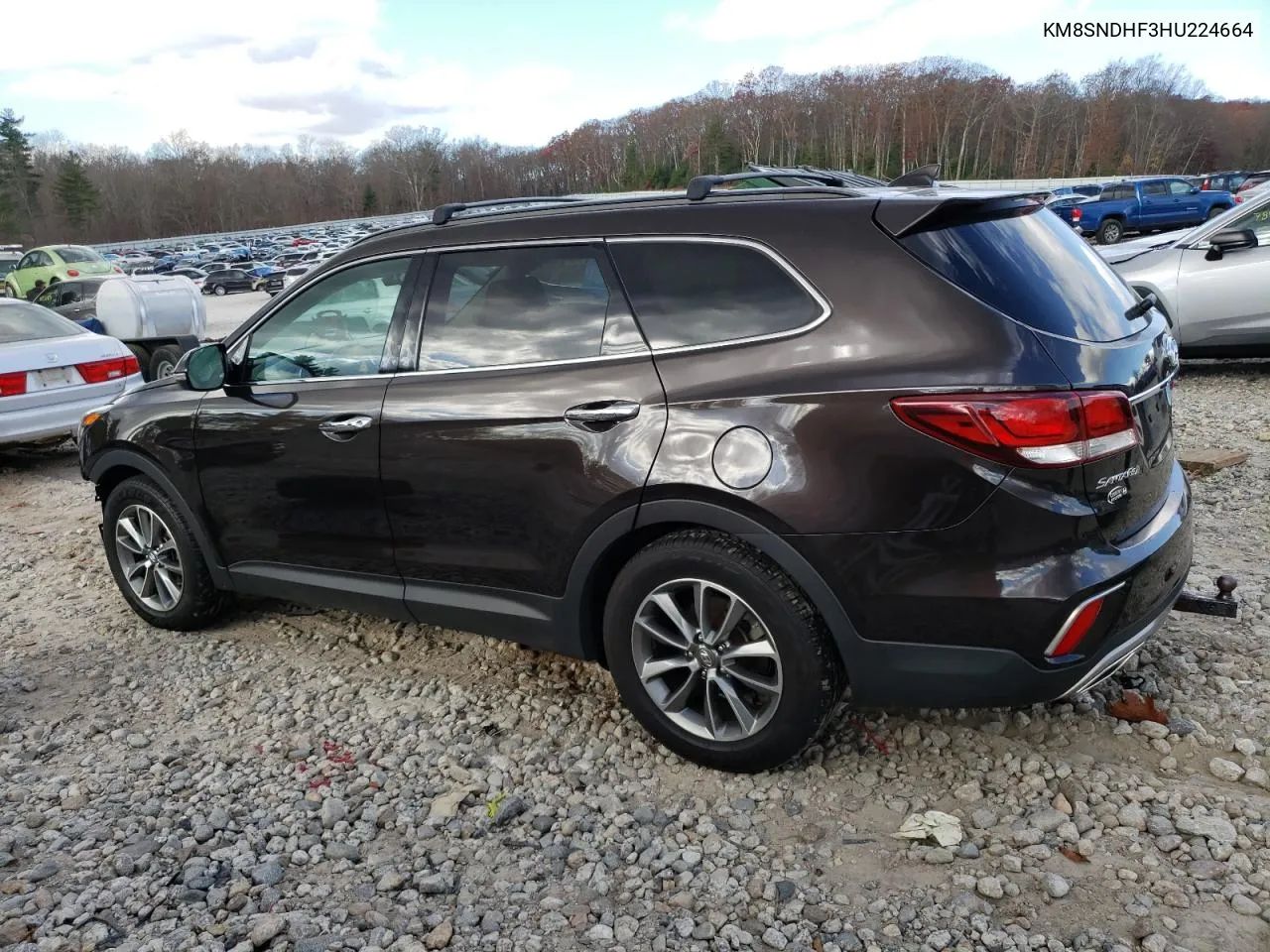 2017 Hyundai Santa Fe Se VIN: KM8SNDHF3HU224664 Lot: 78167854