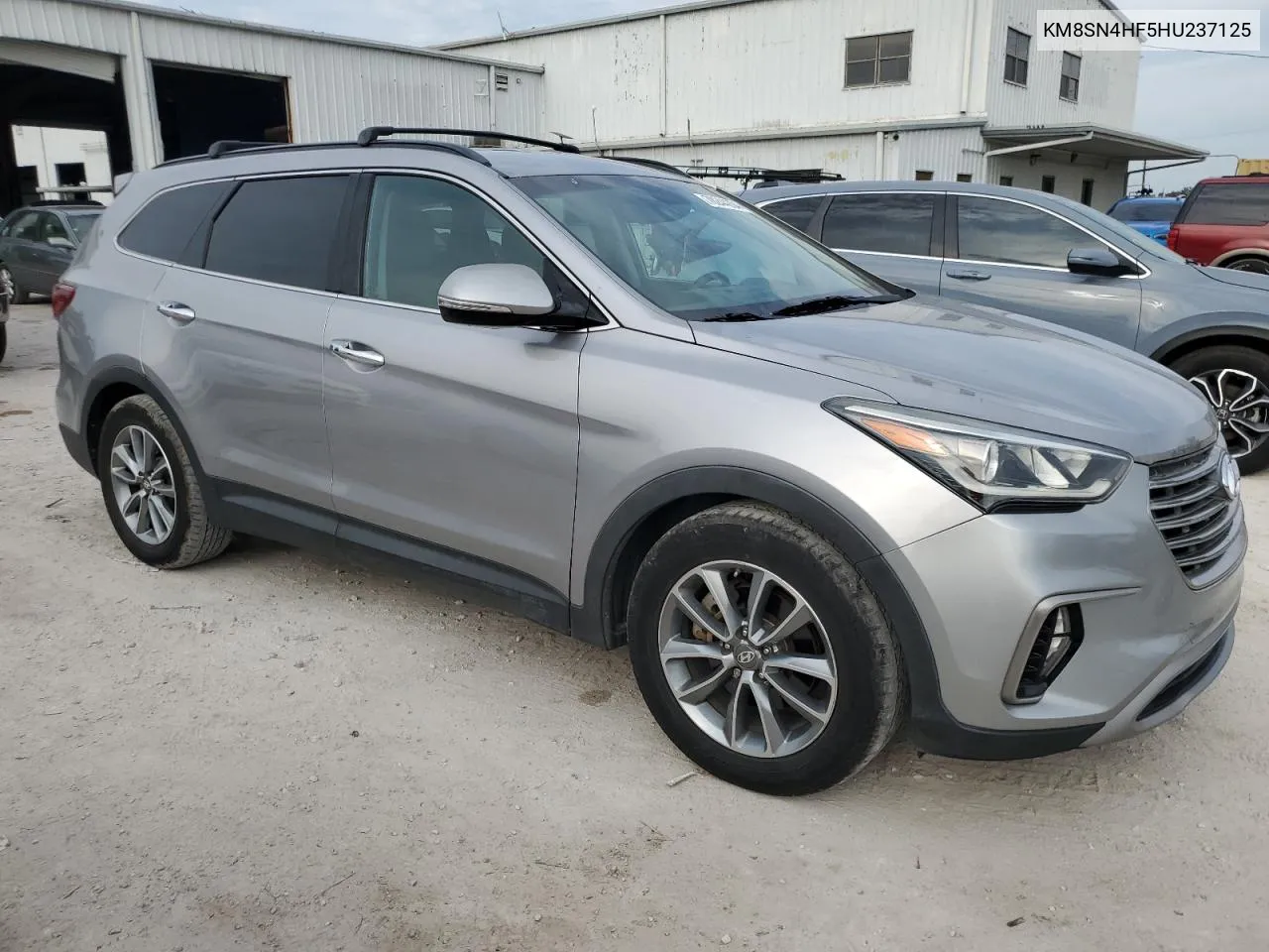 2017 Hyundai Santa Fe Se VIN: KM8SN4HF5HU237125 Lot: 78244204