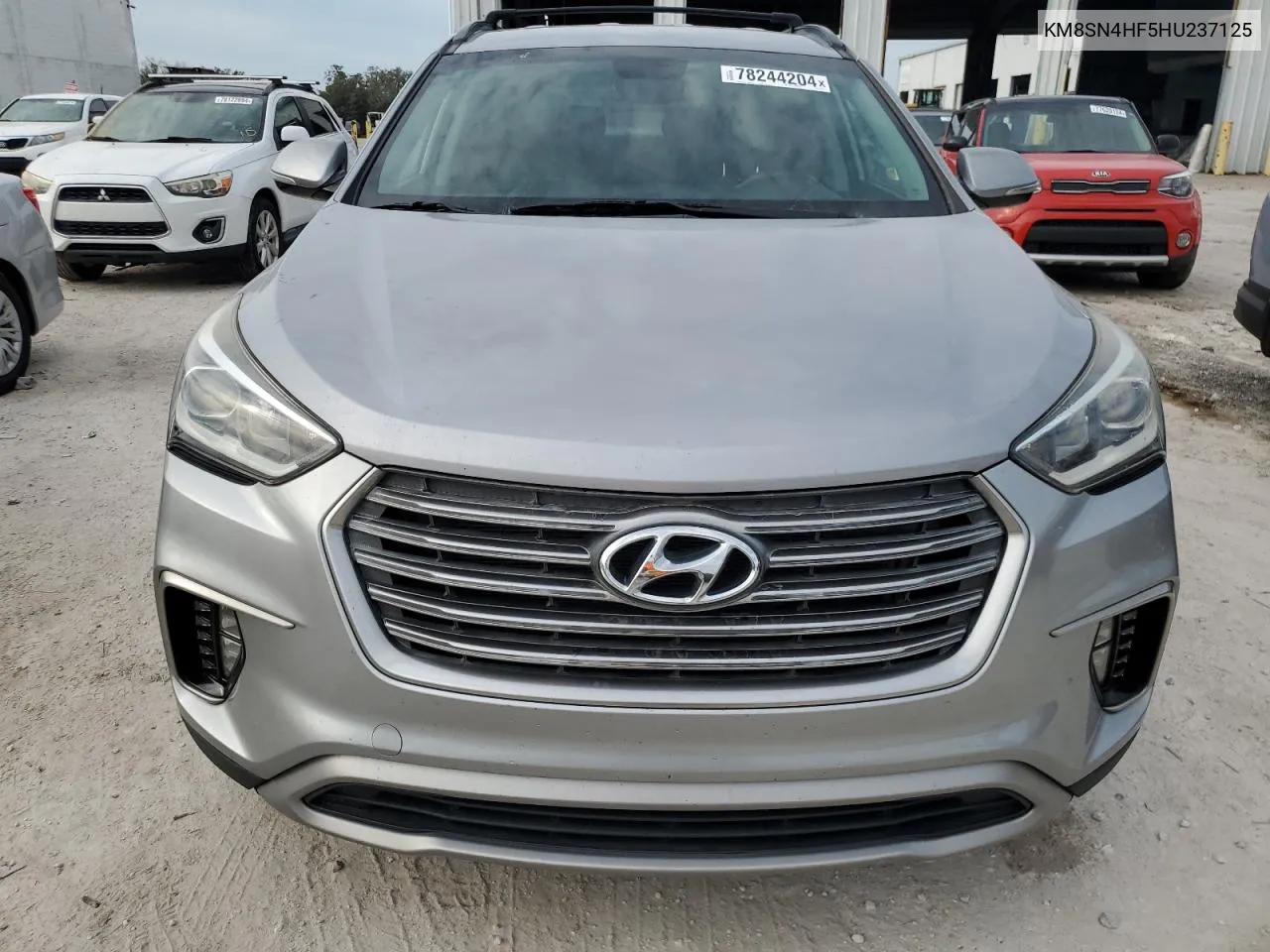 2017 Hyundai Santa Fe Se VIN: KM8SN4HF5HU237125 Lot: 78244204