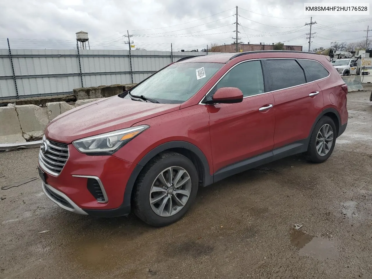 2017 Hyundai Santa Fe Se VIN: KM8SM4HF2HU176528 Lot: 78266924