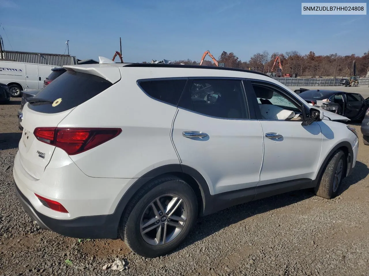 2017 Hyundai Santa Fe Sport VIN: 5NMZUDLB7HH024808 Lot: 78404664