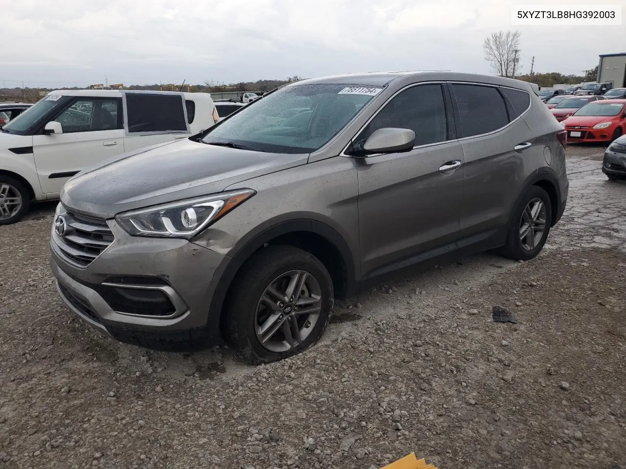 2017 Hyundai Santa Fe Sport VIN: 5XYZT3LB8HG392003 Lot: 78511754