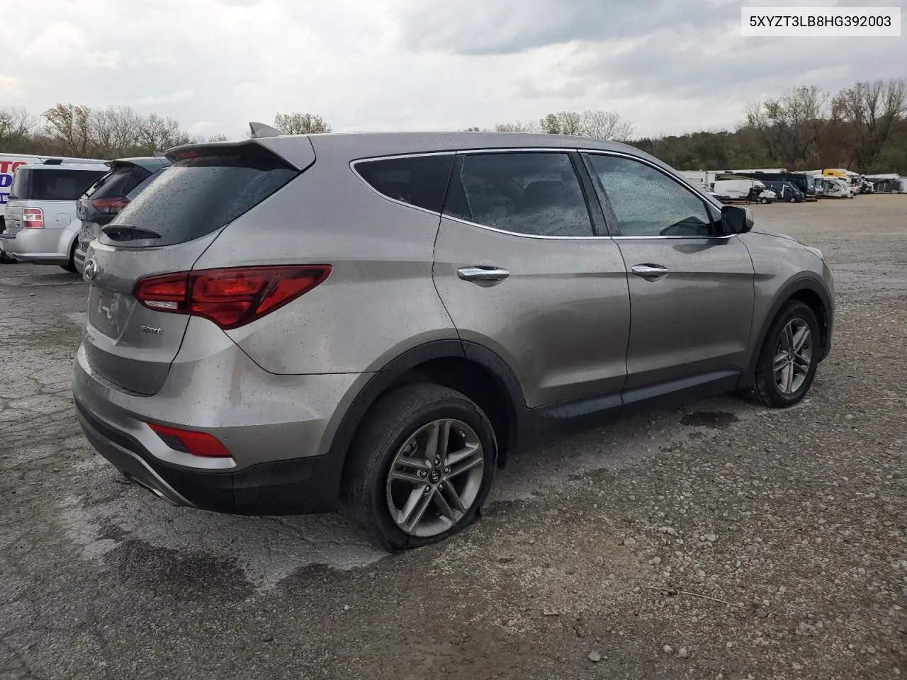 2017 Hyundai Santa Fe Sport VIN: 5XYZT3LB8HG392003 Lot: 78511754