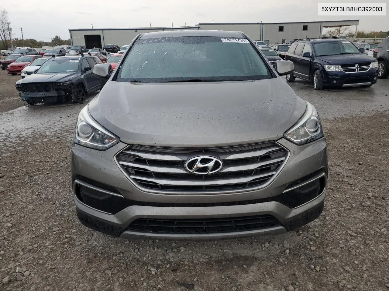 2017 Hyundai Santa Fe Sport VIN: 5XYZT3LB8HG392003 Lot: 78511754