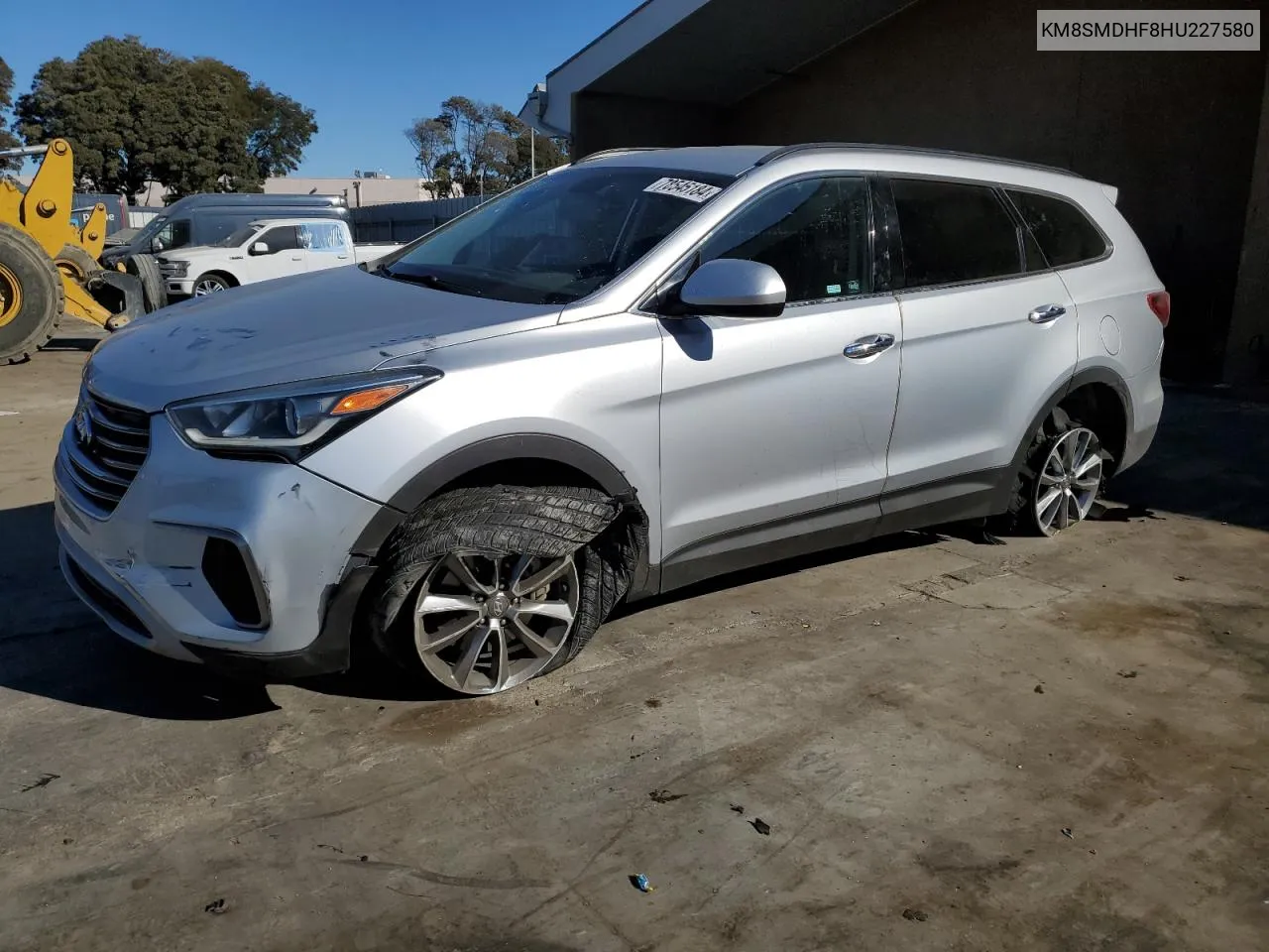 2017 Hyundai Santa Fe Se VIN: KM8SMDHF8HU227580 Lot: 78545184