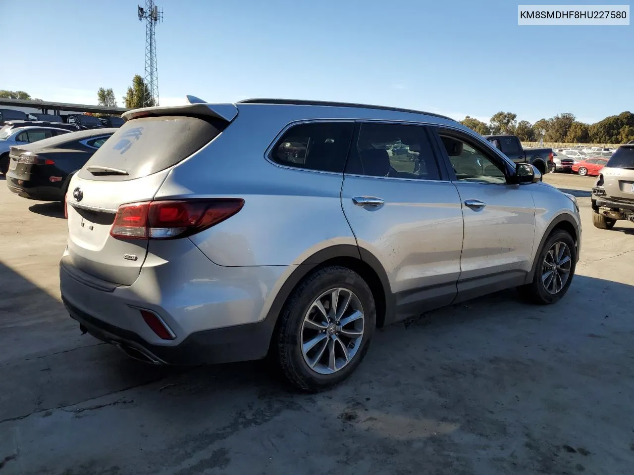 2017 Hyundai Santa Fe Se VIN: KM8SMDHF8HU227580 Lot: 78545184