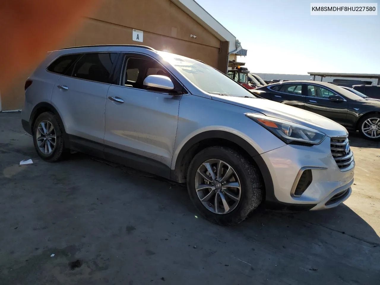 2017 Hyundai Santa Fe Se VIN: KM8SMDHF8HU227580 Lot: 78545184