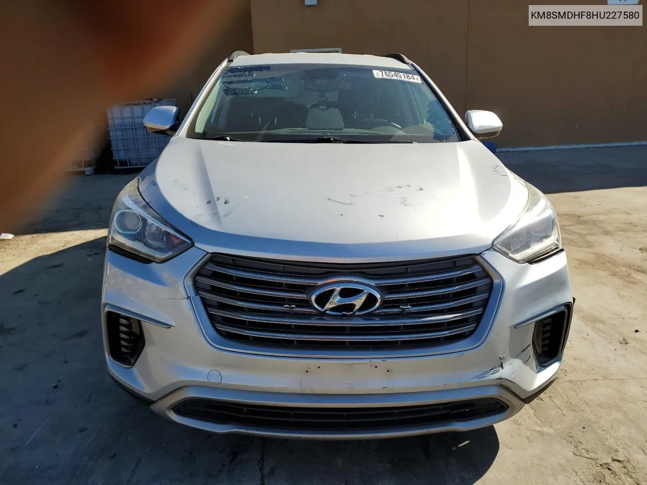 2017 Hyundai Santa Fe Se VIN: KM8SMDHF8HU227580 Lot: 78545184