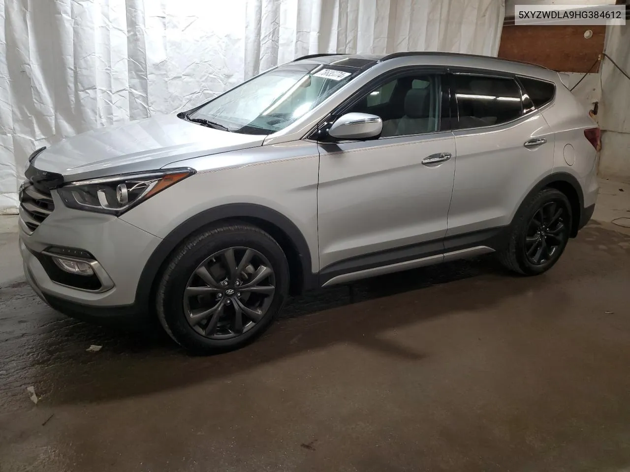 2017 Hyundai Santa Fe Sport VIN: 5XYZWDLA9HG384612 Lot: 78635074