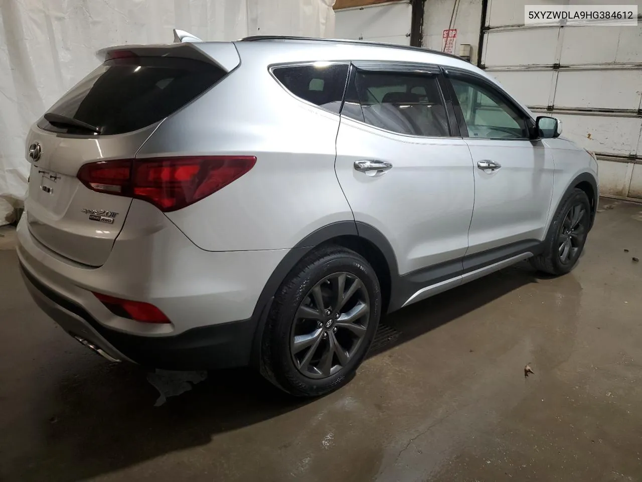 2017 Hyundai Santa Fe Sport VIN: 5XYZWDLA9HG384612 Lot: 78635074