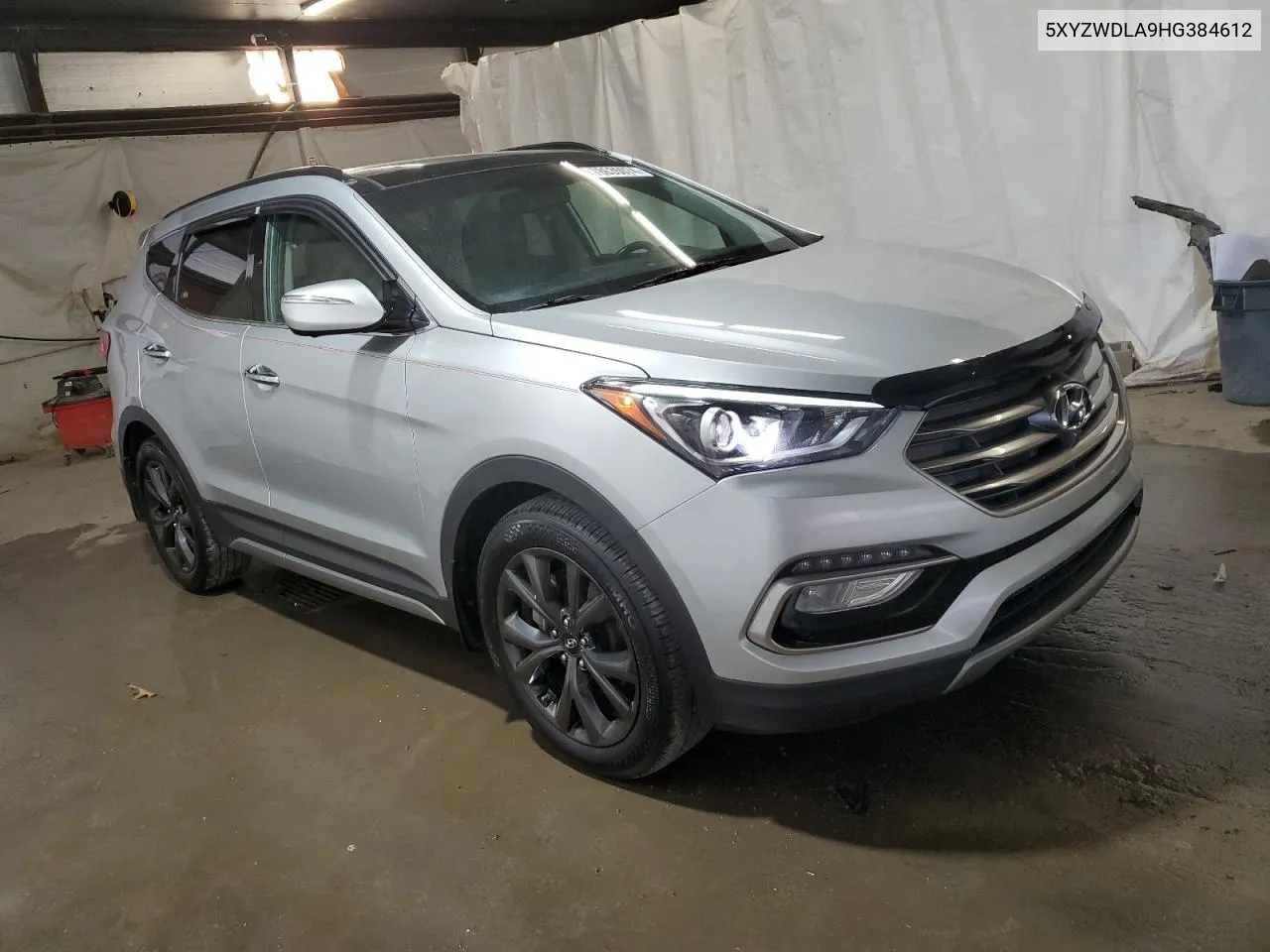 2017 Hyundai Santa Fe Sport VIN: 5XYZWDLA9HG384612 Lot: 78635074