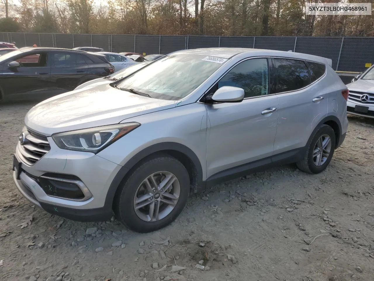 2017 Hyundai Santa Fe Sport VIN: 5XYZT3LB0HG468961 Lot: 78686574