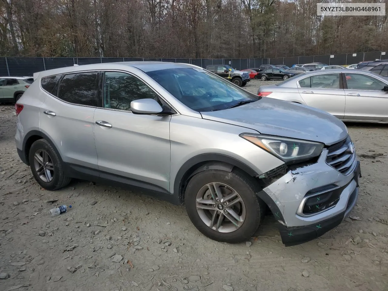 2017 Hyundai Santa Fe Sport VIN: 5XYZT3LB0HG468961 Lot: 78686574