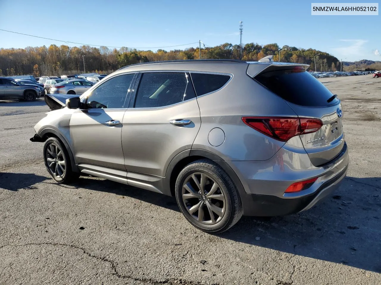 2017 Hyundai Santa Fe Sport VIN: 5NMZW4LA6HH052102 Lot: 78751214