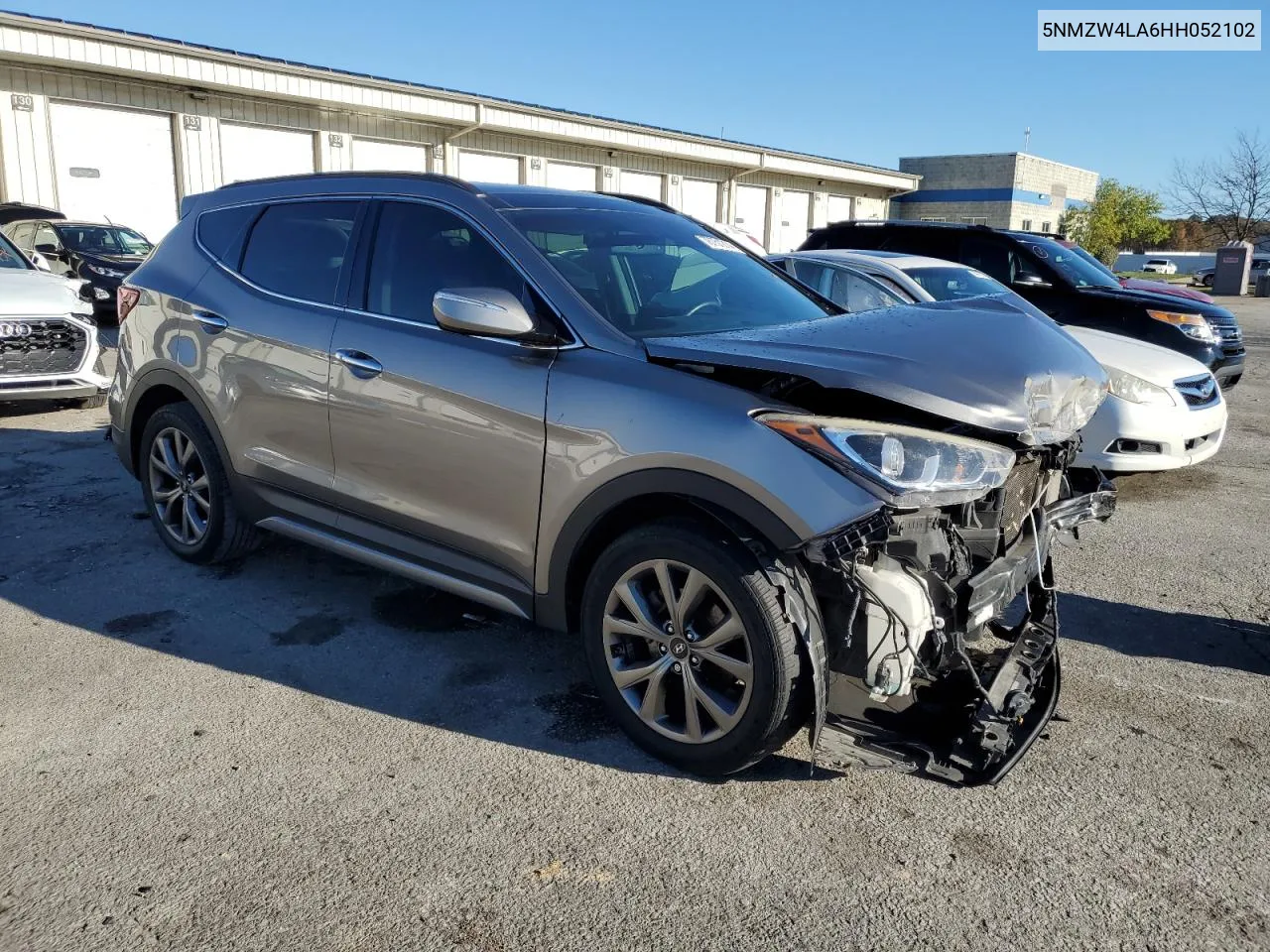 2017 Hyundai Santa Fe Sport VIN: 5NMZW4LA6HH052102 Lot: 78751214