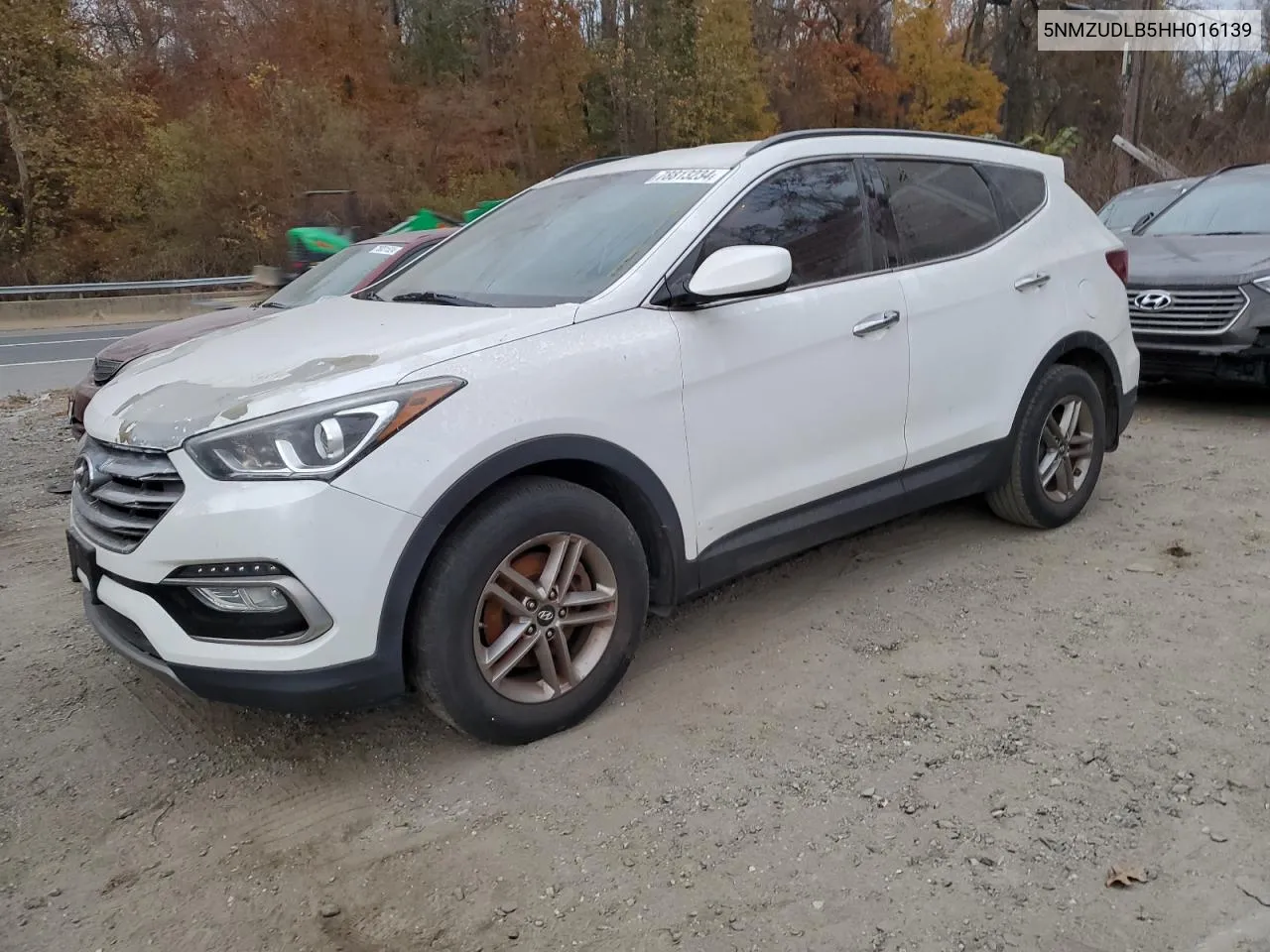 2017 Hyundai Santa Fe Sport VIN: 5NMZUDLB5HH016139 Lot: 78813234