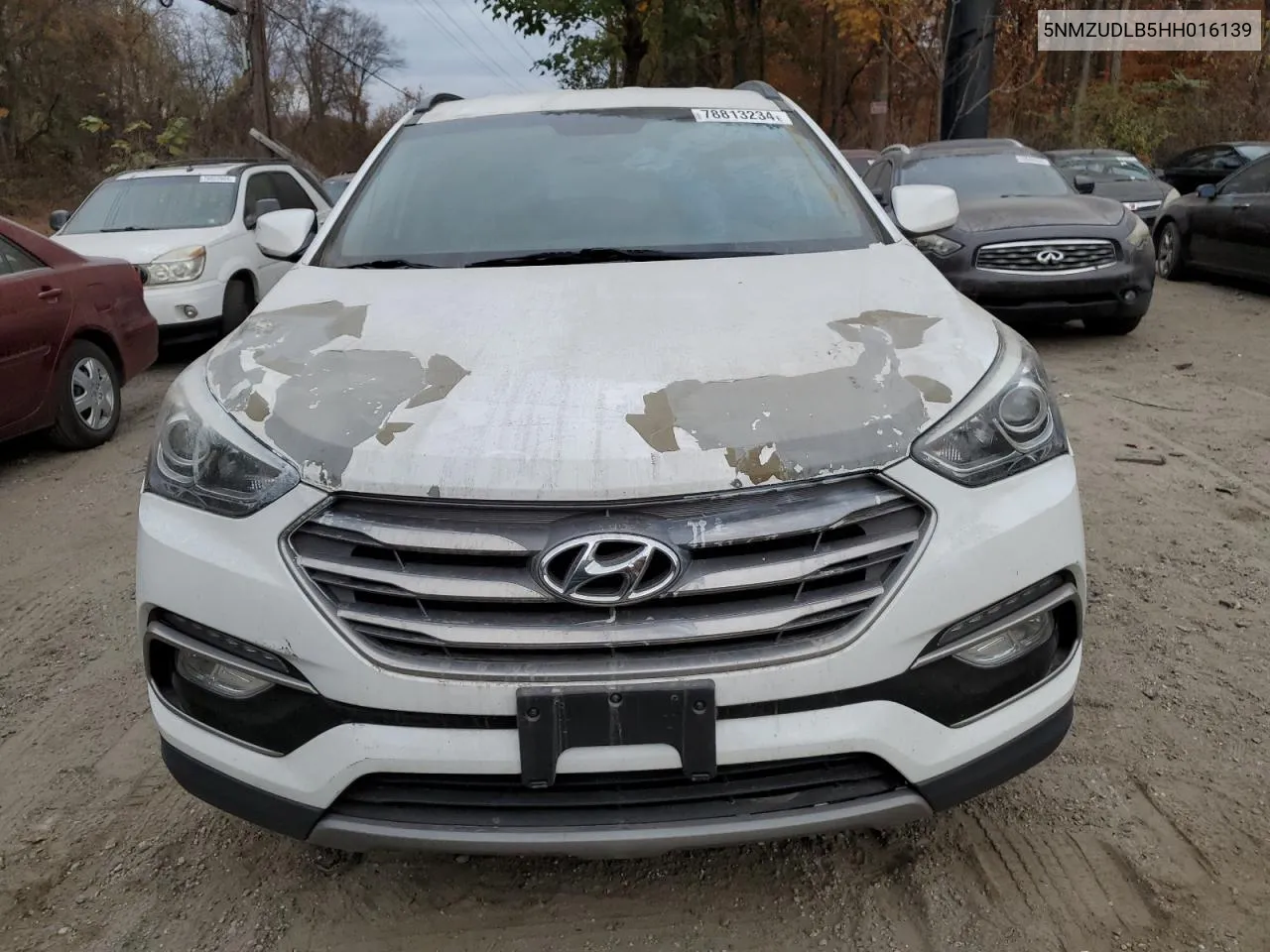 2017 Hyundai Santa Fe Sport VIN: 5NMZUDLB5HH016139 Lot: 78813234